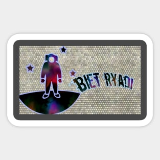 Biet astronot Sticker